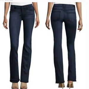 Paige Manhattan Bootcut Jeans Size 26 Clayton Dark Wash Stretch EUC